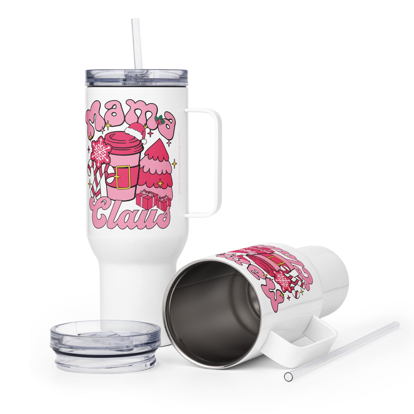 Mama Claus Christmas Travel Mug (25-40 oz)