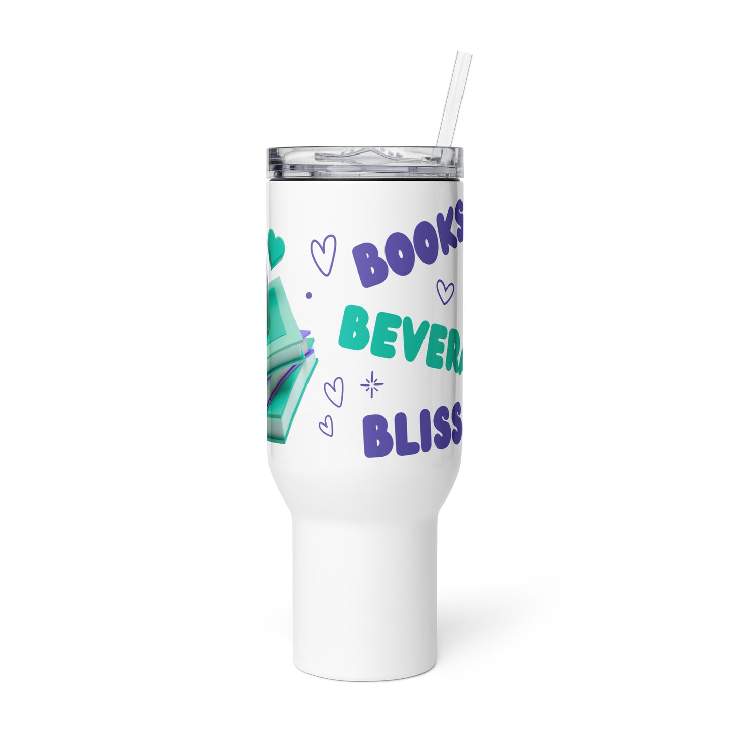 Books Beverage Bliss Travel Mug (25-40 oz)