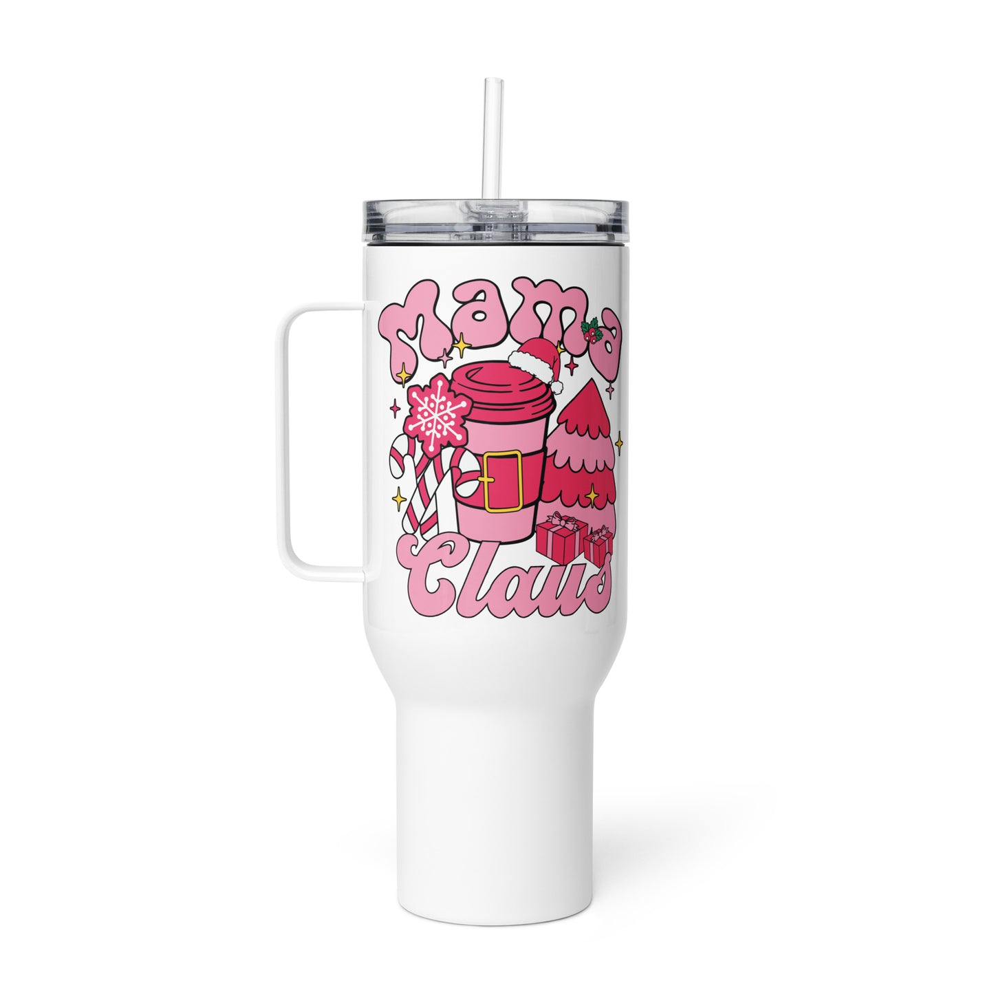 Mama Claus Christmas Travel Mug (25-40 oz)
