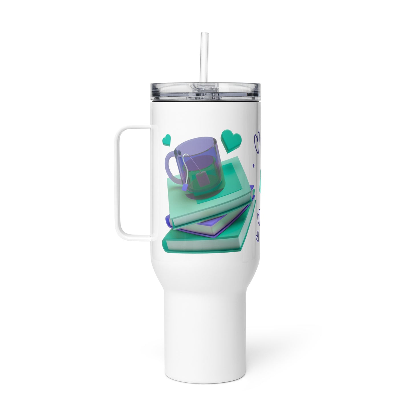 Books Beverage Bliss Travel Mug (25-40 oz)