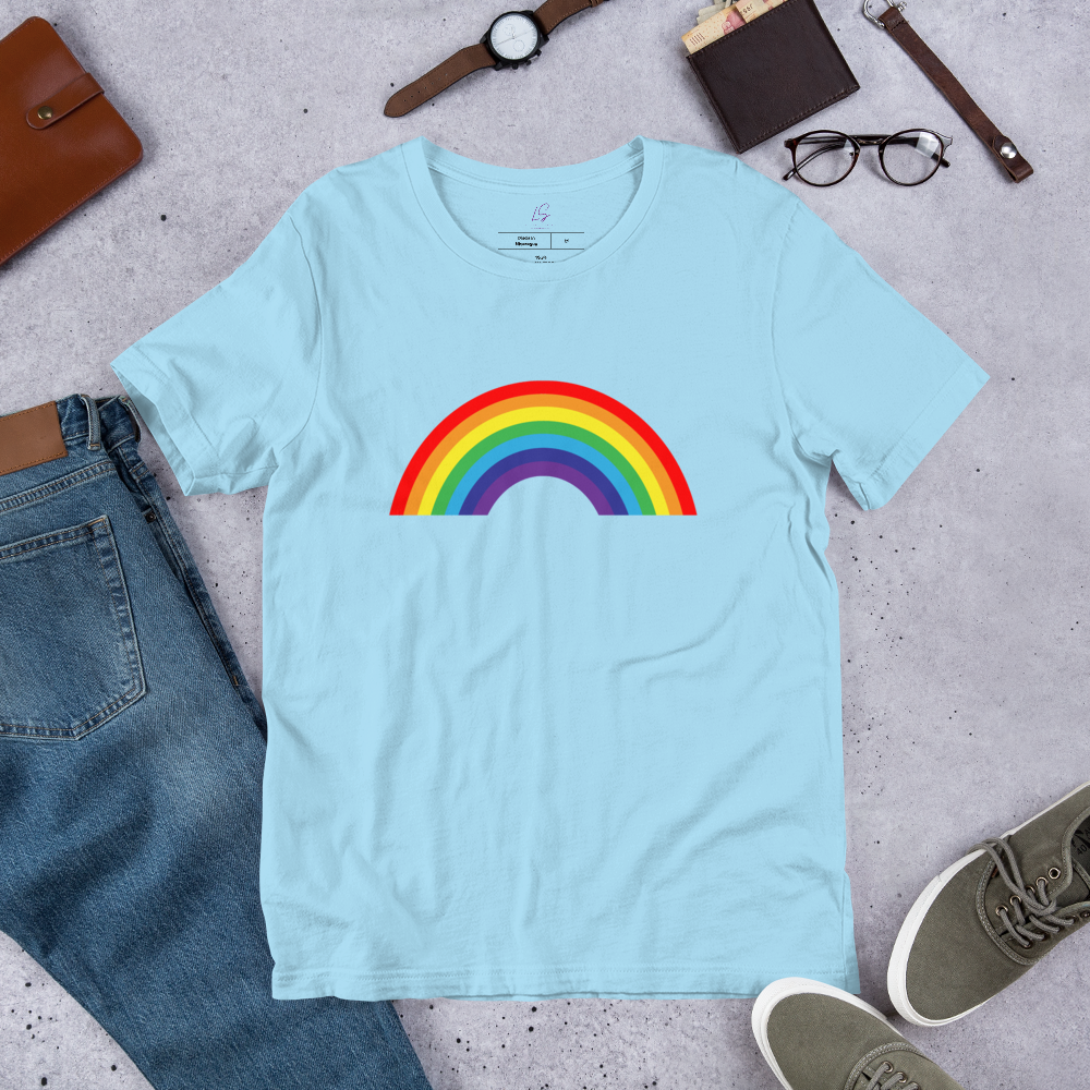 Unisex Tee Bella + Canvas 3001: Rainbow