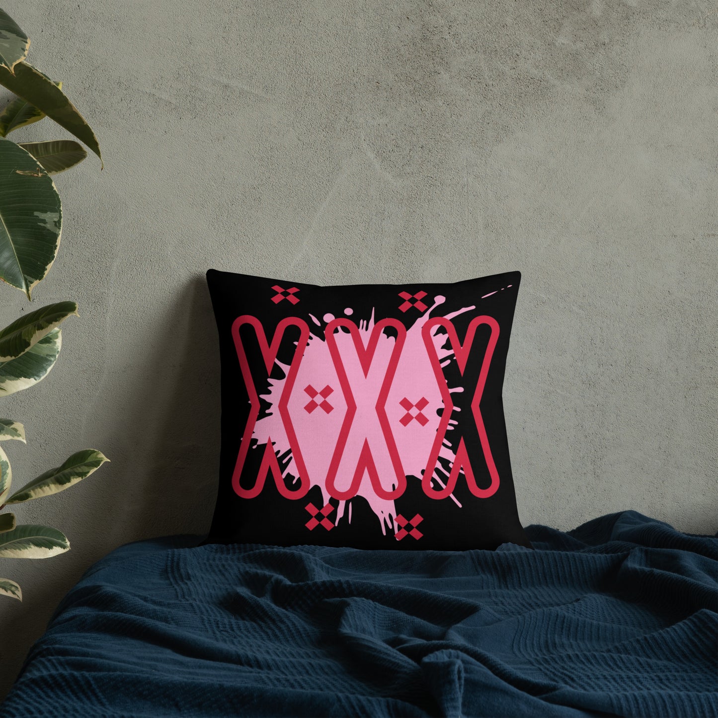 Premium Pillow: XXX (print on both sides)