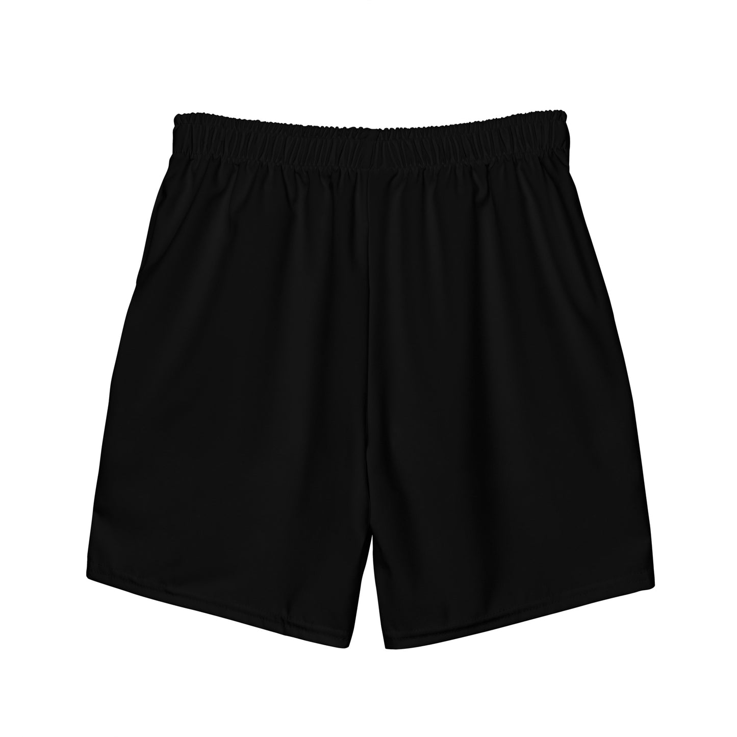 All-Over Print Recycled Swim Shorts: Black