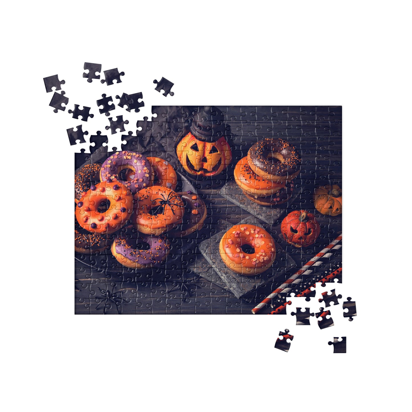 Autumn Jigsaw Puzzle: Halloween Donuts