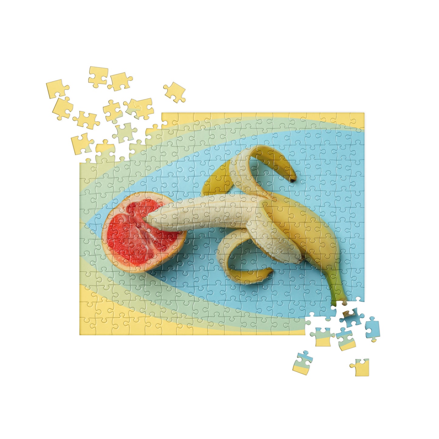Sensual Jigsaw Puzzle: Banana & Grapefruit