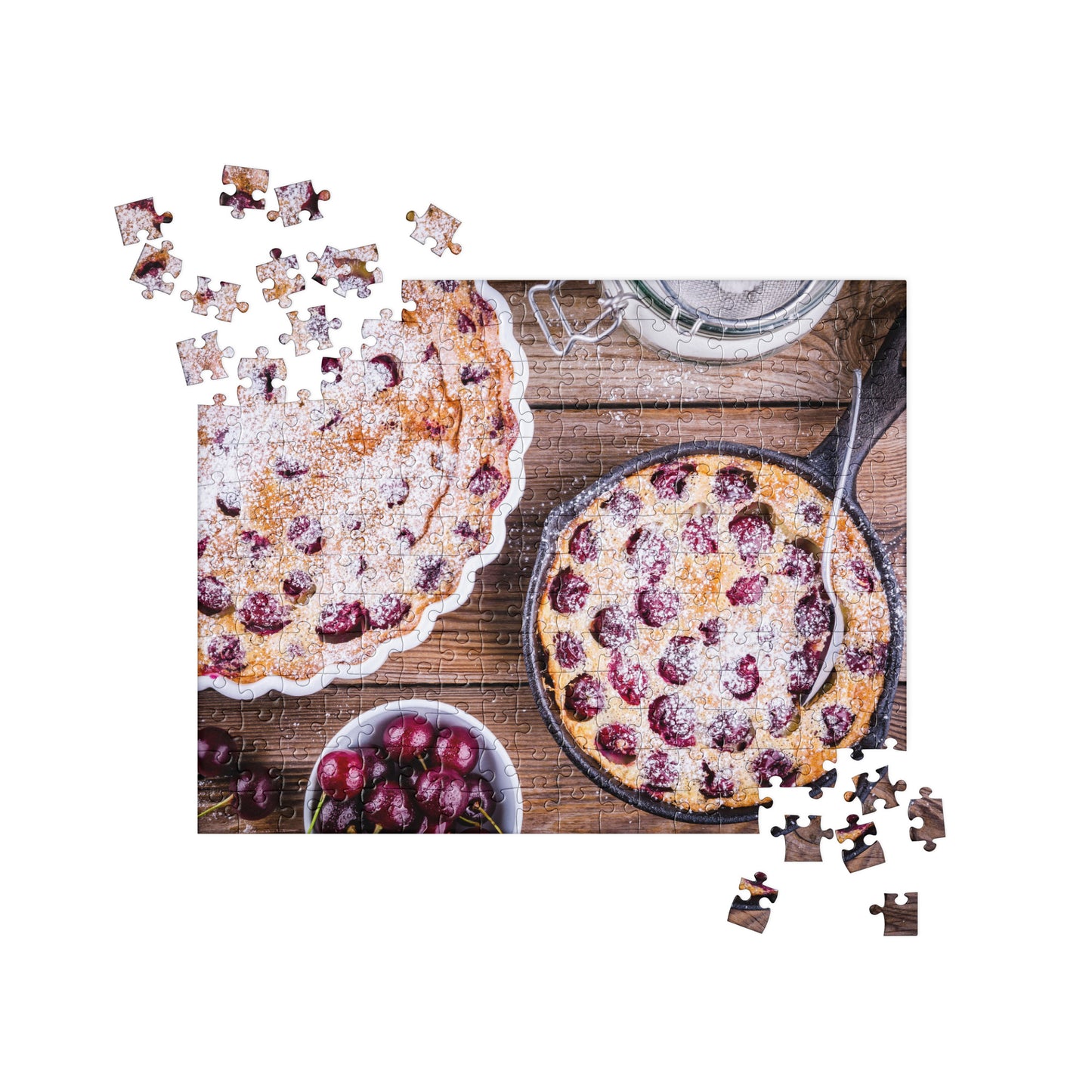 Food Fare Jigsaw Puzzle: Cherry Bake with Powdered Sugar