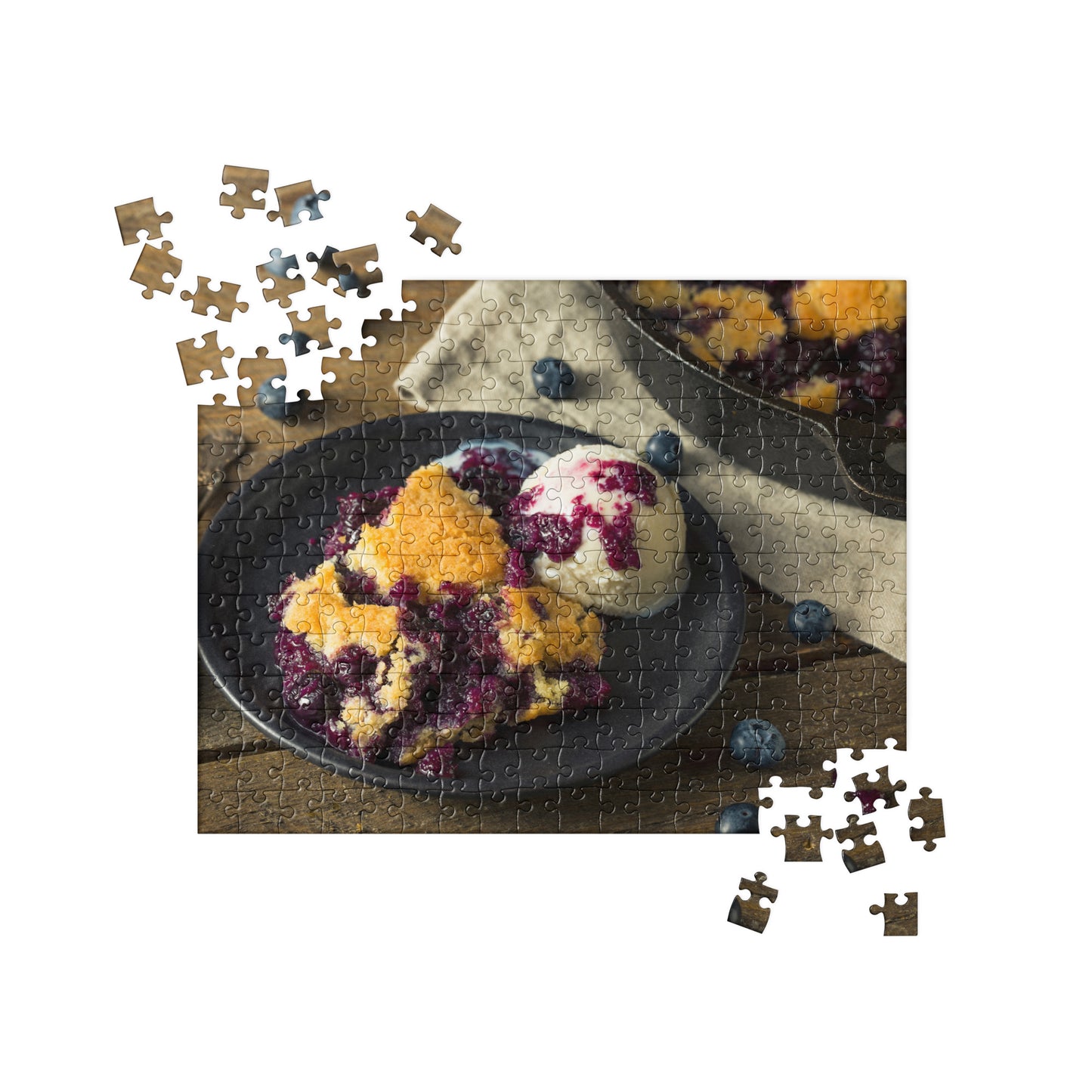 Food Fare Jigsaw Puzzle: Blueberry Cobbler