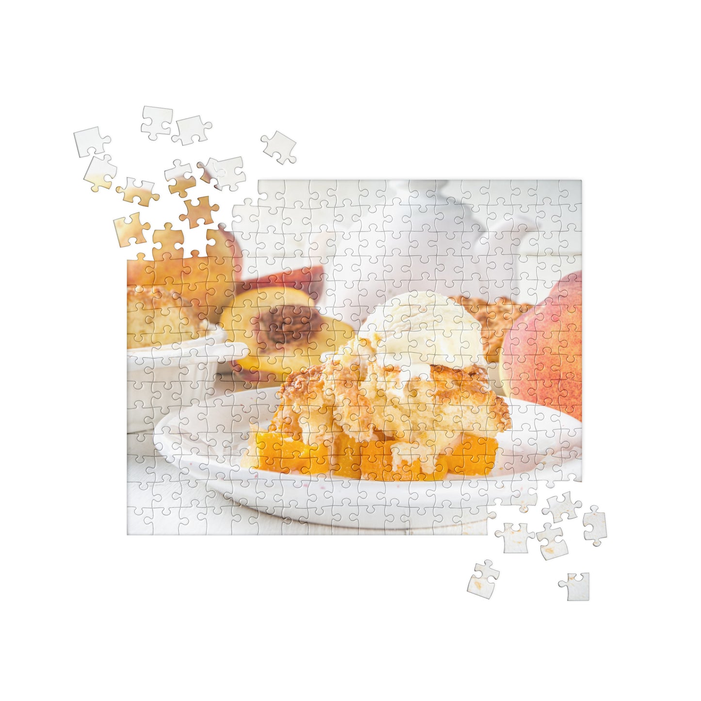 Food Fare Jigsaw Puzzle: Peach Cobbler