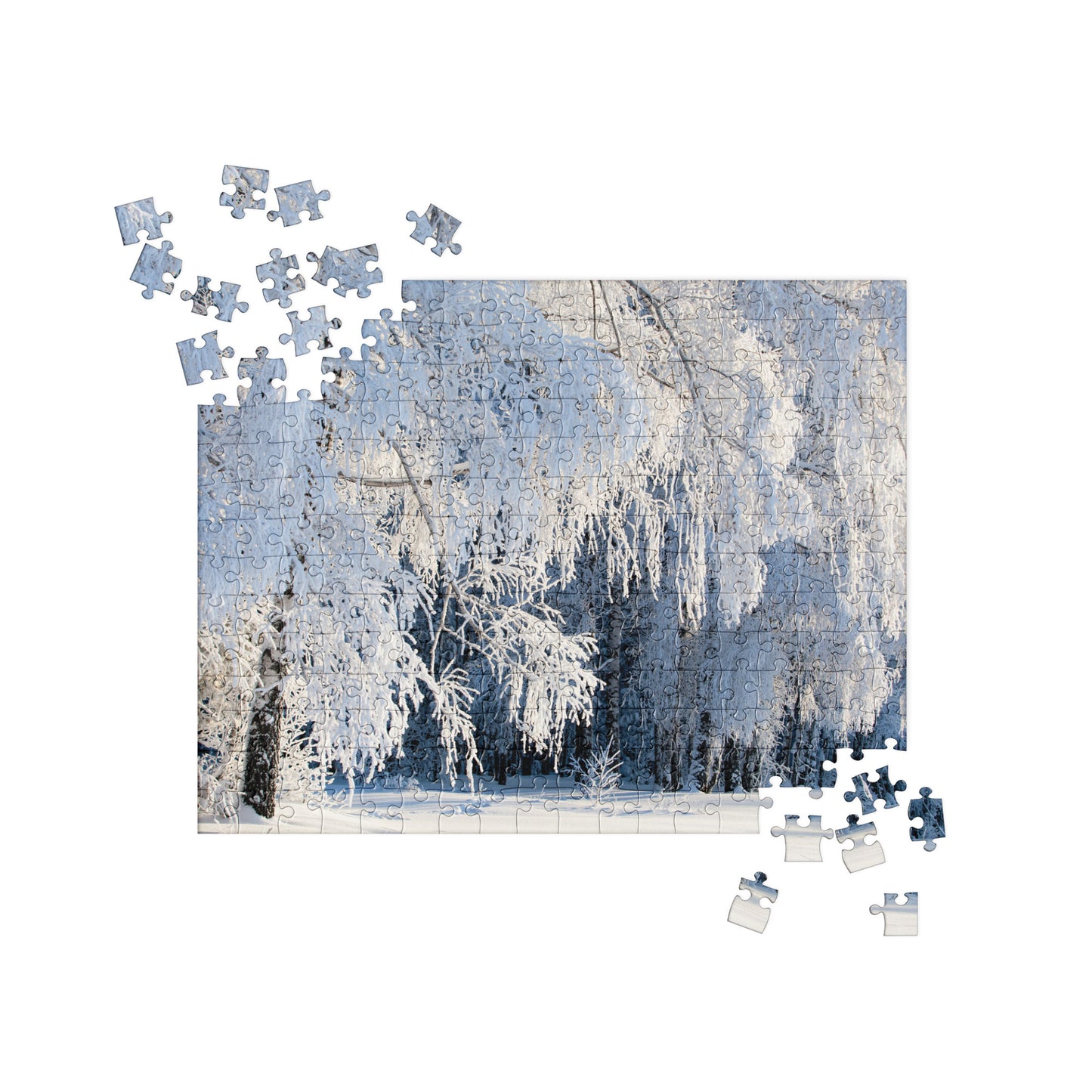 Winter Jigsaw Puzzle: Snowy Forest