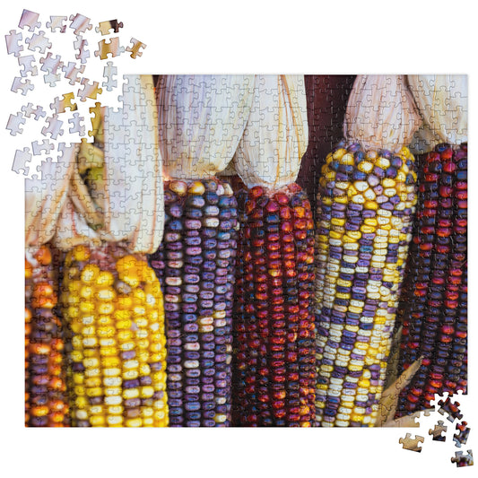 Autumn Jigsaw Puzzle: Colorful Corn
