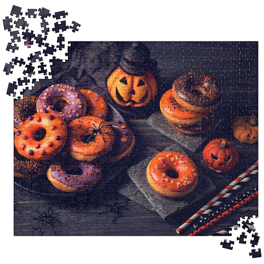 Autumn Jigsaw Puzzle: Halloween Donuts