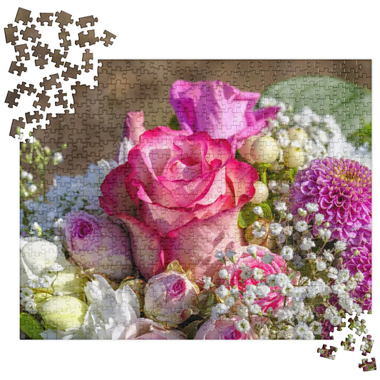 Floral Jigsaw Puzzle: Garden Bouquet