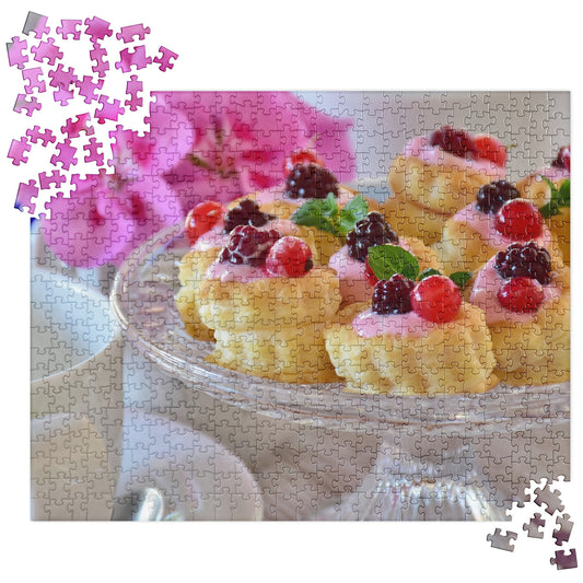 Food Fare Jigsaw puzzle: Berry Puff Pastries