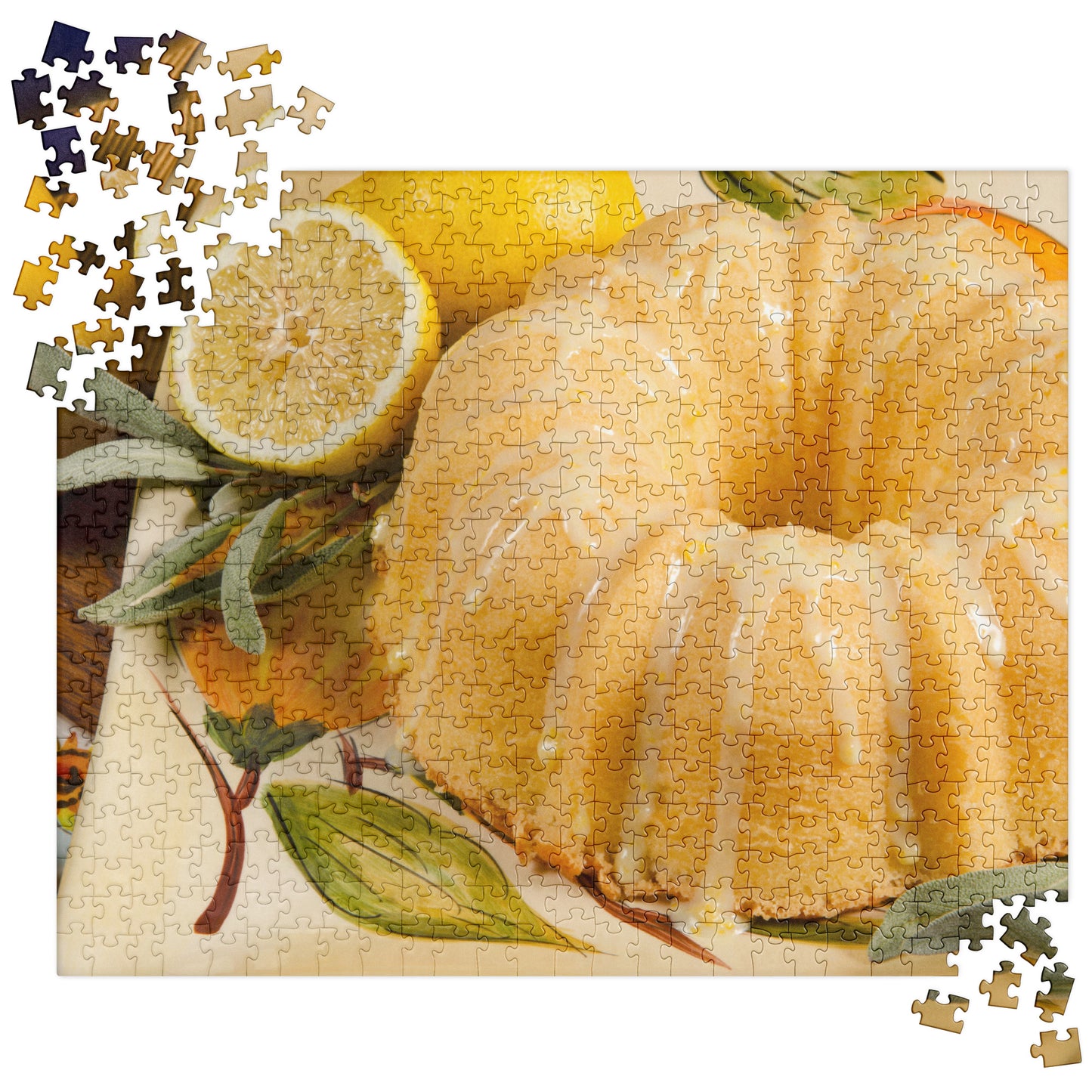 Food Fare Jigsaw puzzle: Lemon Bundt Cake