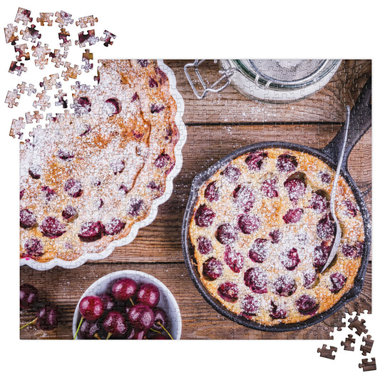 Food Fare Jigsaw Puzzle: Cherry Bake with Powdered Sugar