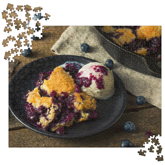 Food Fare Jigsaw Puzzle: Blueberry Cobbler