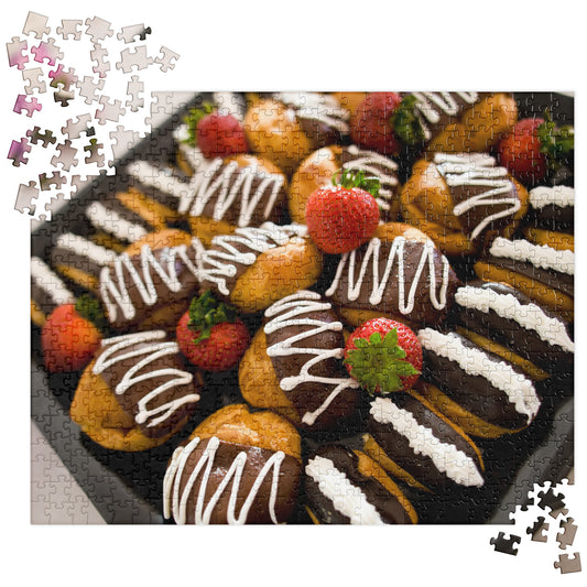 Food Fare Jigsaw Puzzle: Chocolate Eclairs
