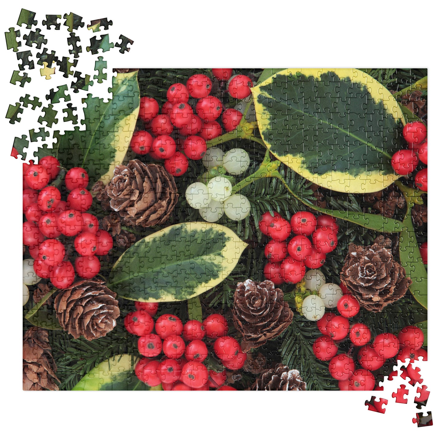 Winter Jigsaw Puzzle: Holly Berries