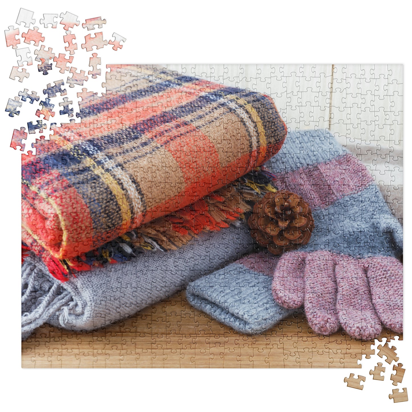 Winter Jigsaw Puzzle: Blankets & Gloves