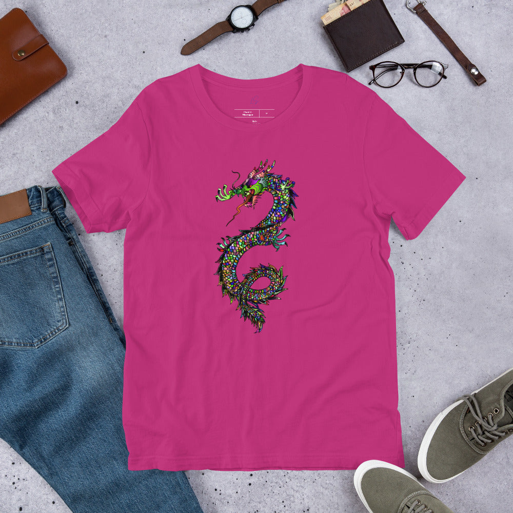 Unisex Tee: Colorful Dragon