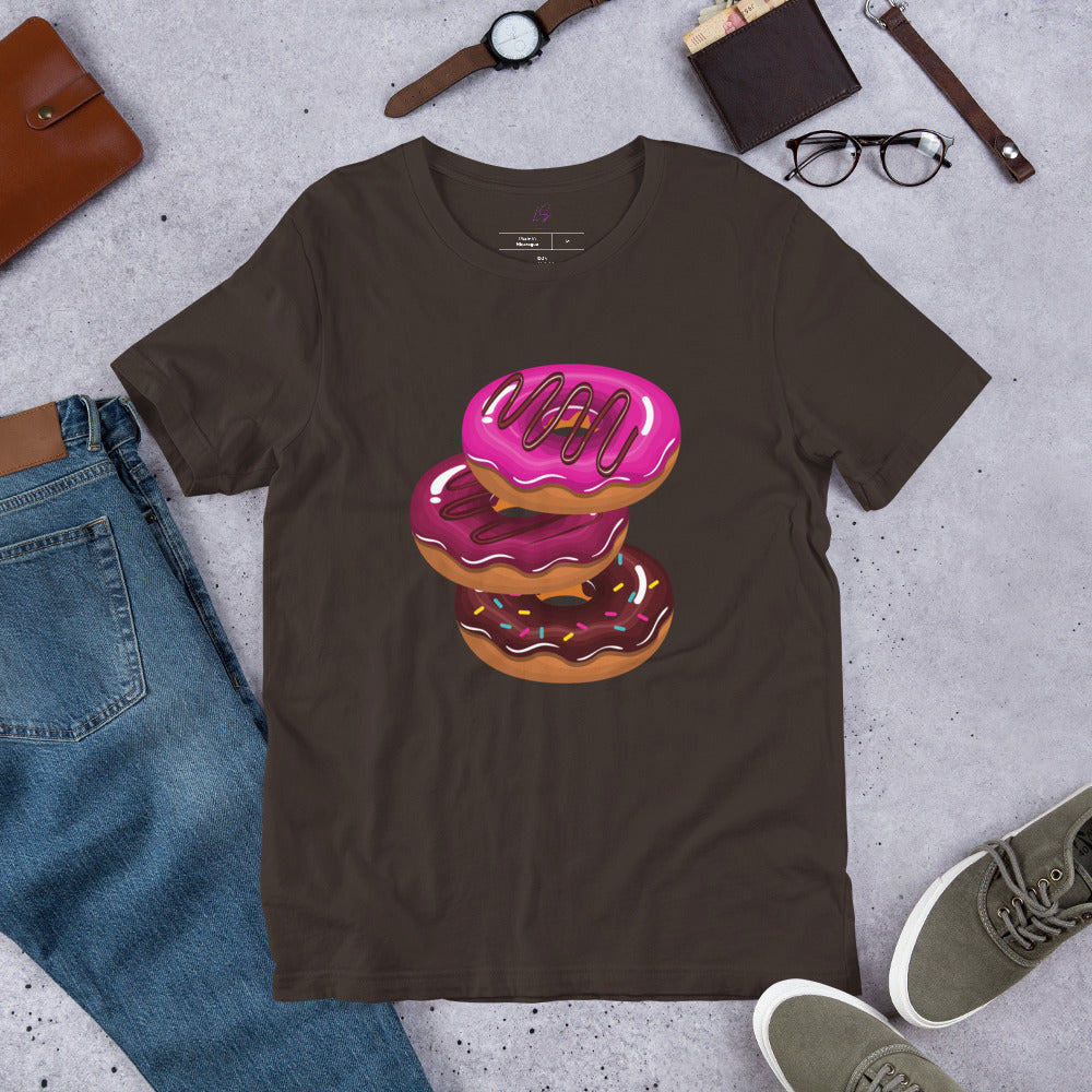 Unisex Tee: Frosted Donuts