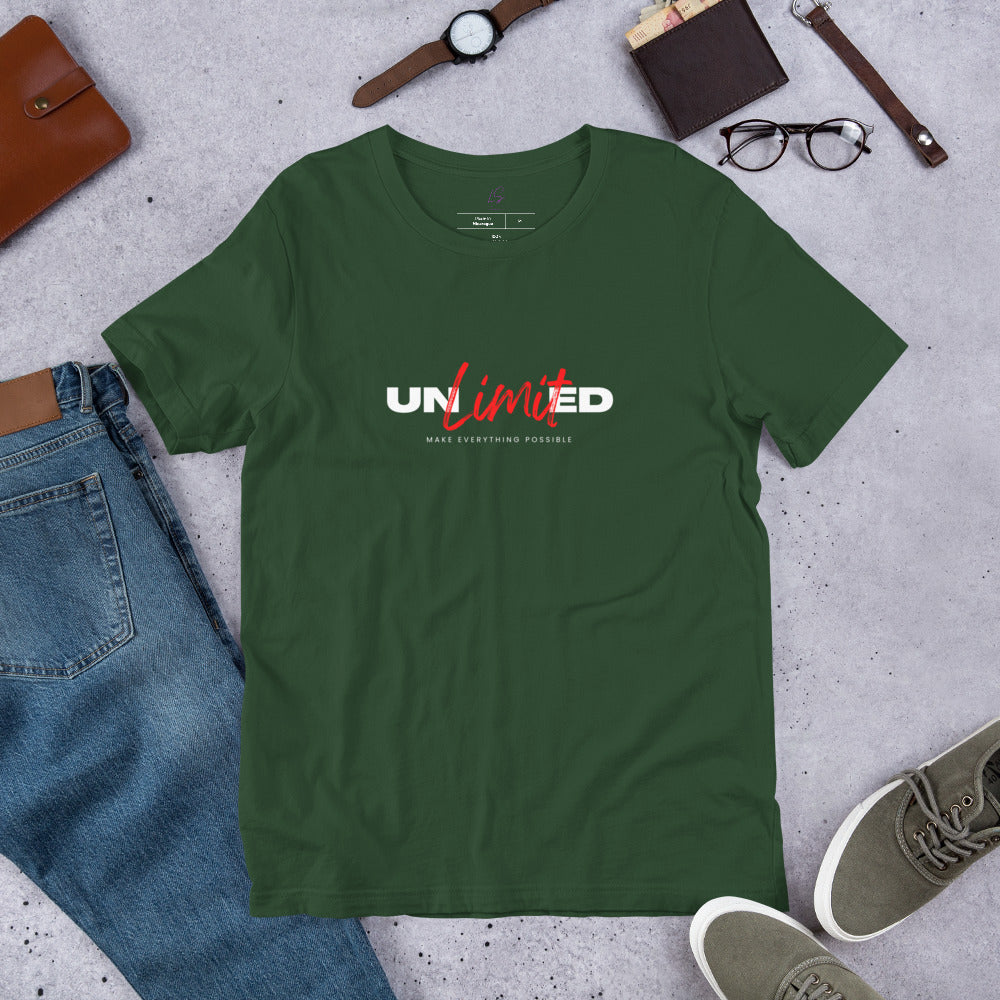 Unisex Tee: Unlimited, Make Anything Possible