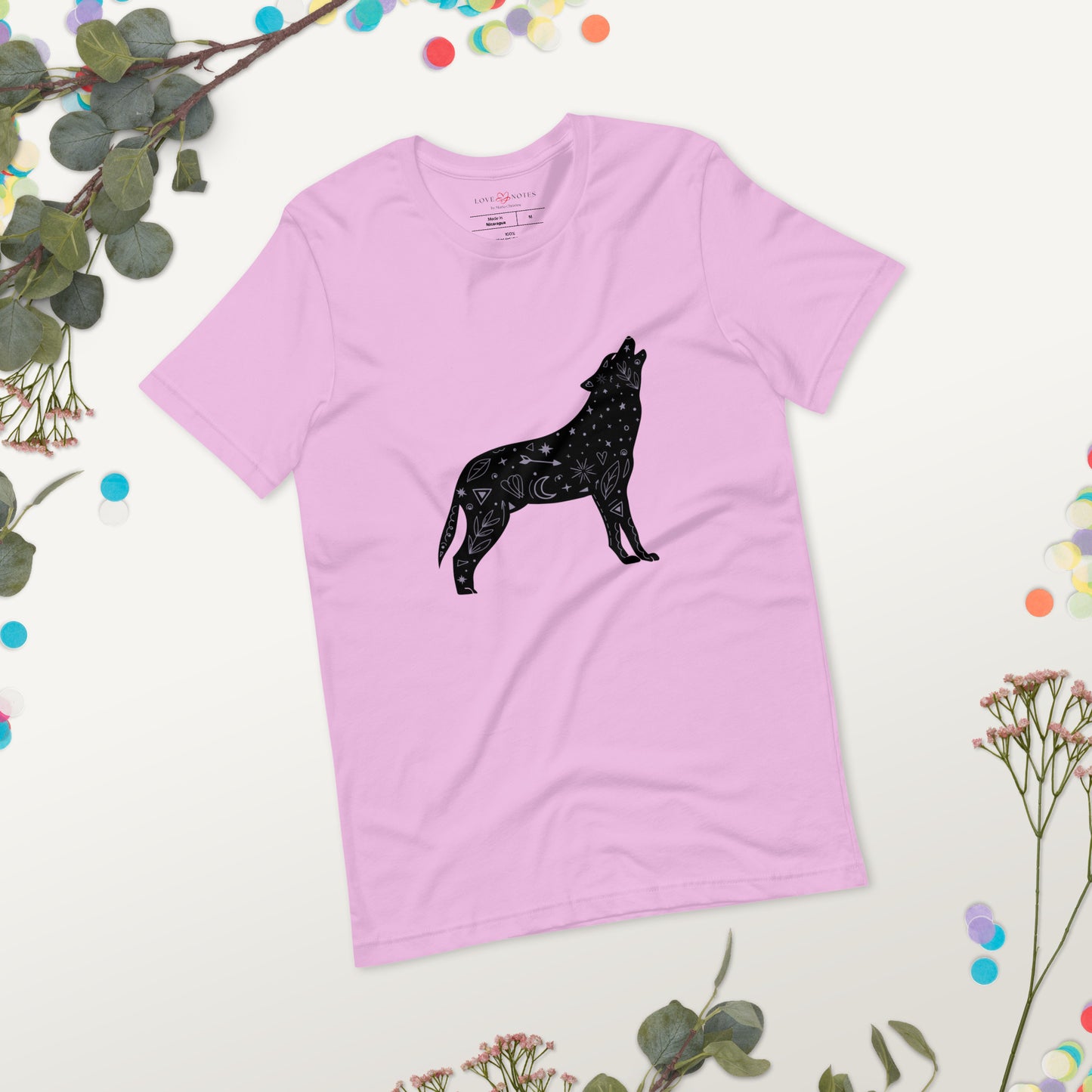 Unisex Tee: Mystic Wolf