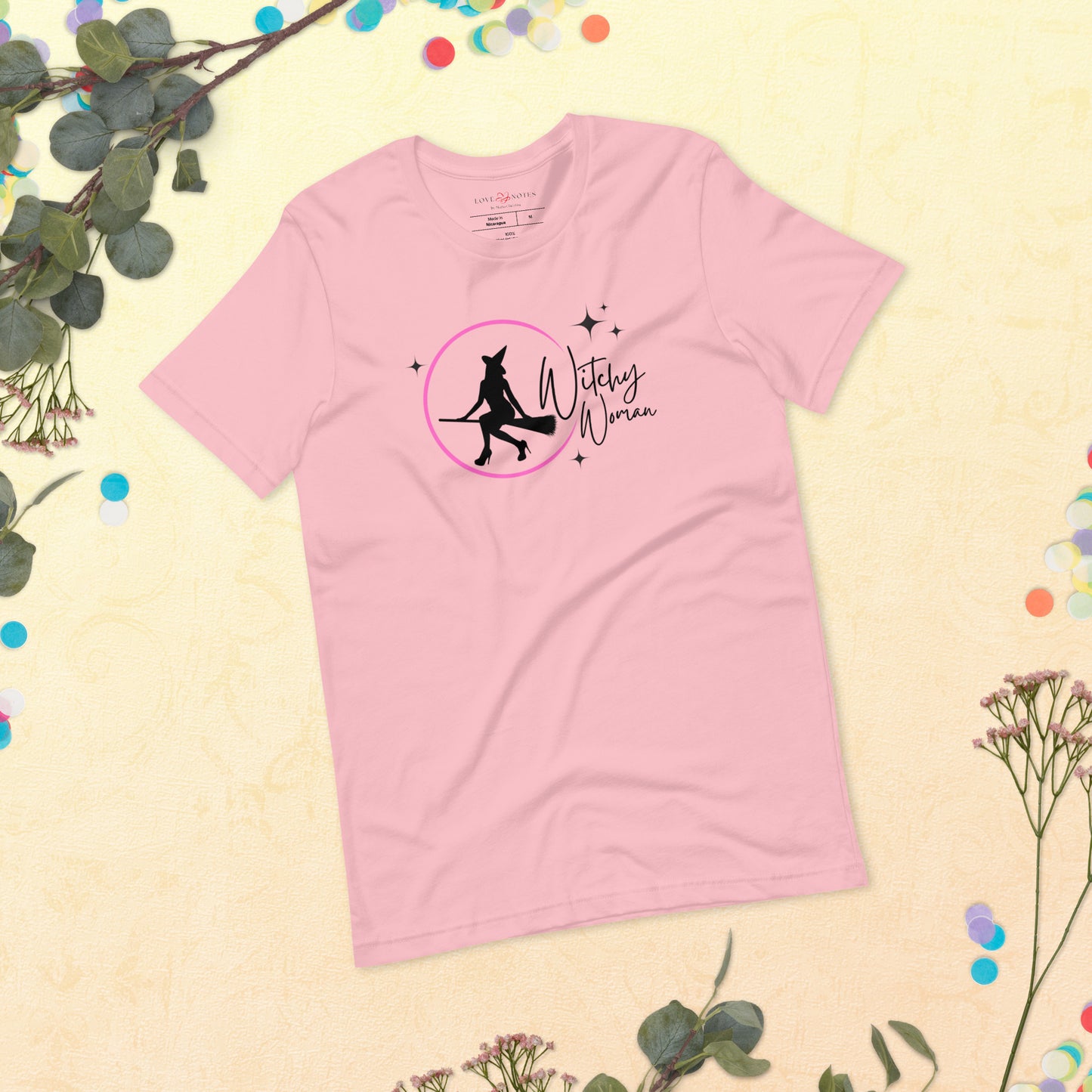 Unisex Tee: Witchy Woman (pink moon)