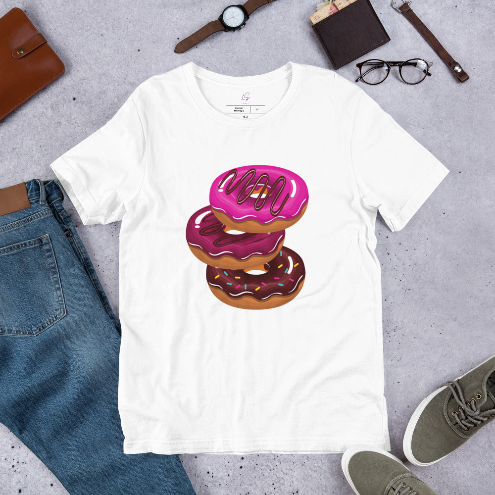 Unisex Tee: Frosted Donuts
